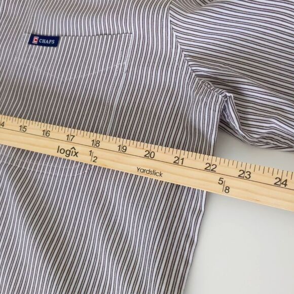 Men's Bundle Lot of 4 Long Sleeve Dress Shirts Medium Chaps Joseph Abboud - Picture 6 of 16